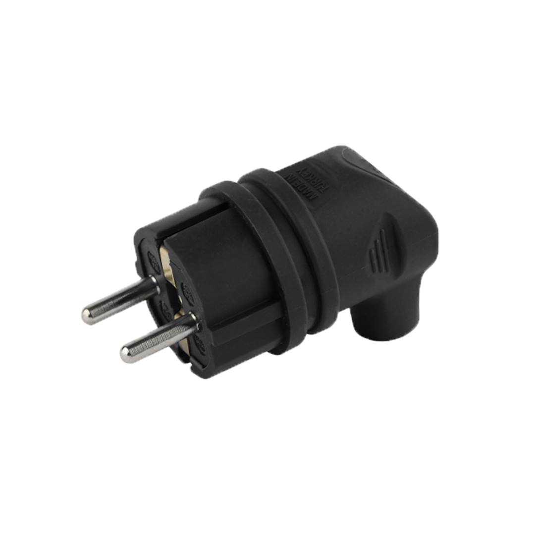 GROUNDED MALE PLUG  L TYPE