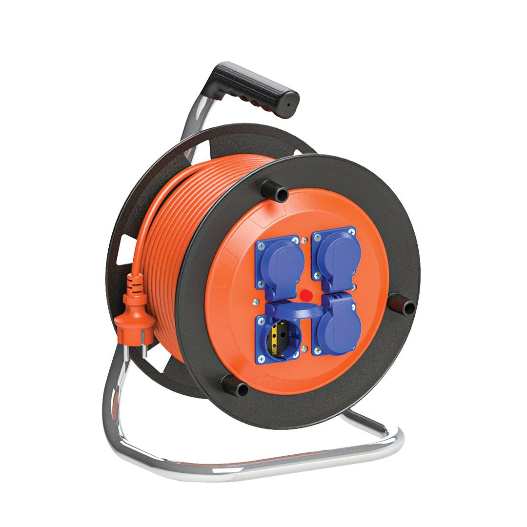 IP44 1x16A 4Pieces Cable Reel